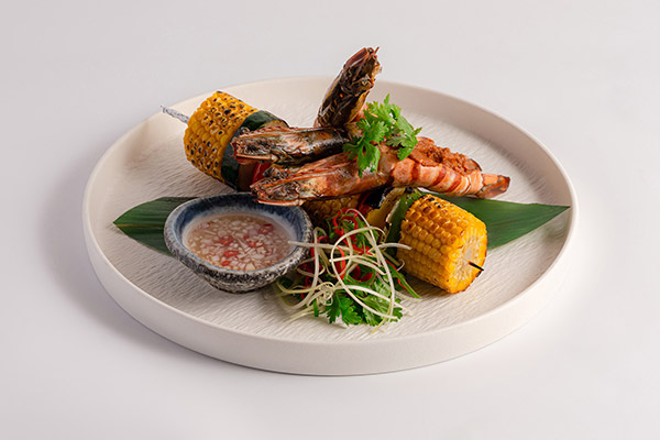 Grill Tom Yum Prawns